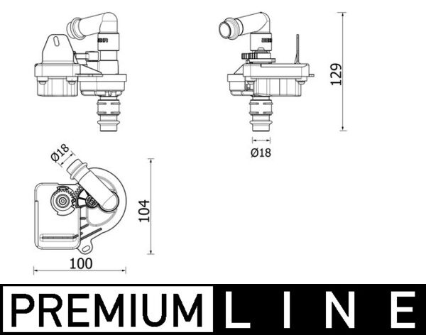 Mahle AVS7000P - Solenoid Valve, air conditioning