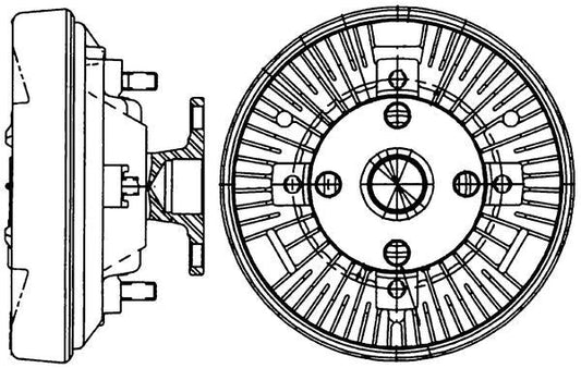 Mahle CFC233000P - Clutch, radiator fan