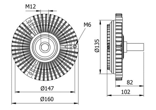 Mahle CFC29000S - Clutch, radiator fan