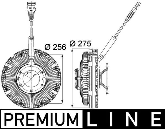 Mahle CFC97000P - Clutch, radiator fan