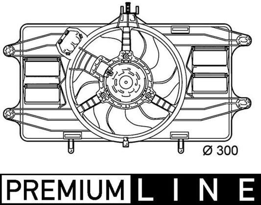 Mahle CFF142000P - Fan, engine cooling