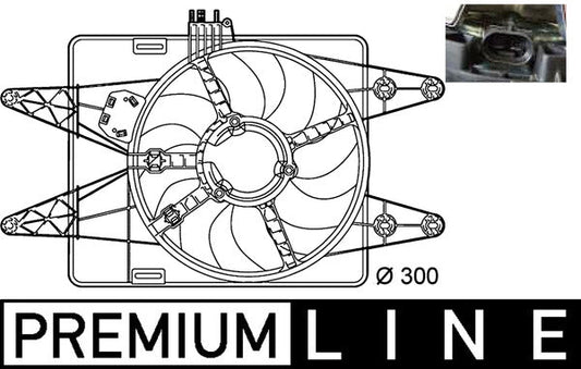 Mahle CFF144000P - Fan, engine cooling