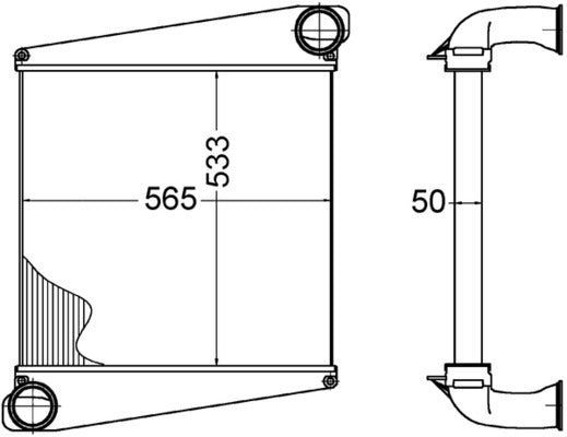 Mahle CI272000P - Charge Air Cooler