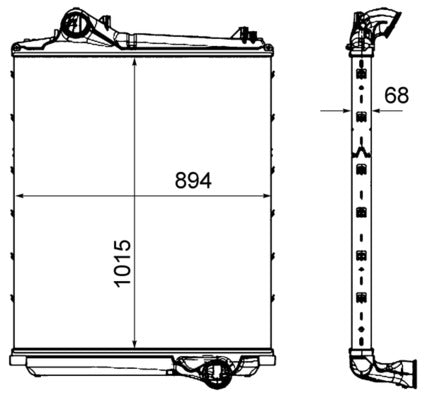 Mahle CI452000P - Charge Air Cooler