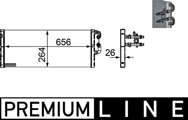 MAHLE CIR18000P Charge Air Cooler