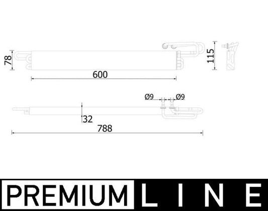 Mahle CLC224000P - Oil Cooler, engine oil