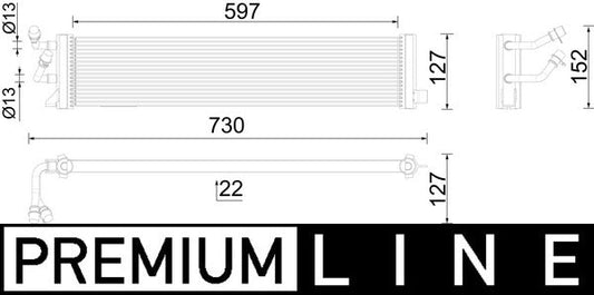Mahle CLC292000P - Oil Cooler, automatic transmission
