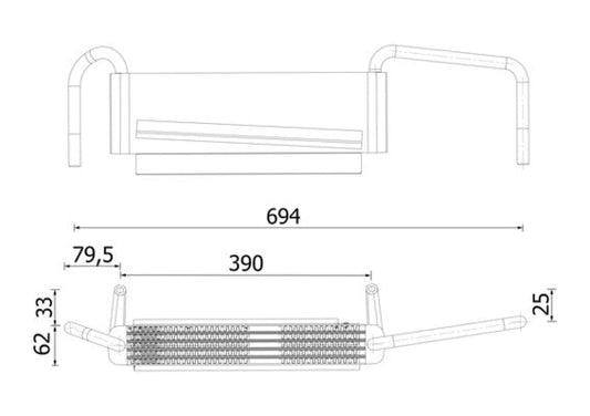 Mahle CLC314000S - Oil Cooler, engine oil