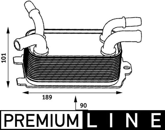 Mahle CLC60000P - Oil Cooler, engine oil