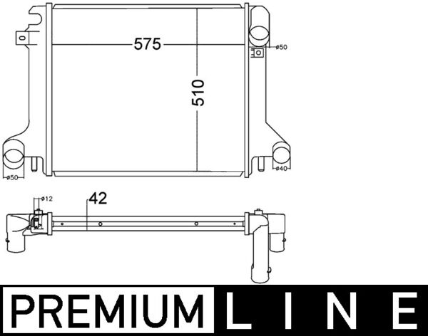 Mahle CR1217000P - Radiator, engine cooling