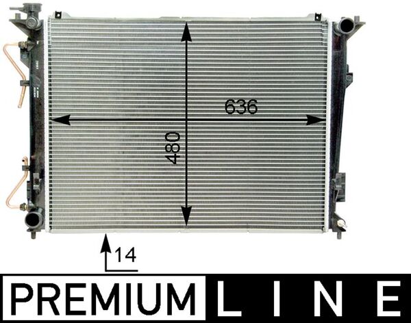 Mahle CR1338000P - Radiator, engine cooling