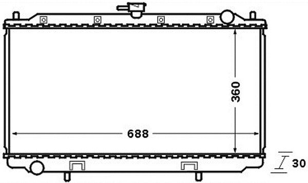 Mahle CR138000S - Radiator, engine cooling