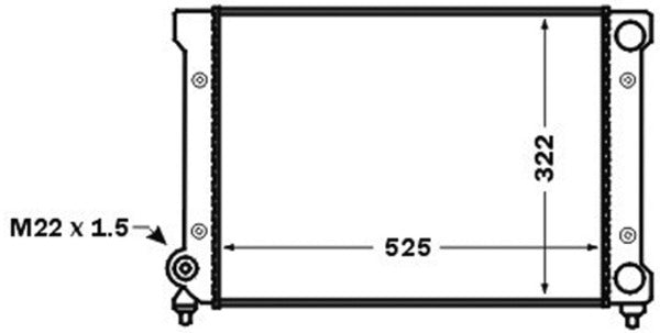 Mahle CR1532000S - Radiator, engine cooling