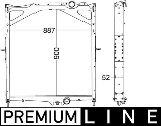 Mahle CR1556000P - Radiator, engine cooling