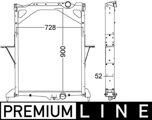 Mahle CR1557000P - Radiator, engine cooling