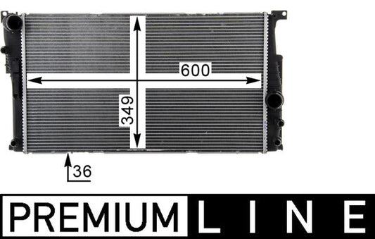 Mahle CR1725000P - Radiator, engine cooling