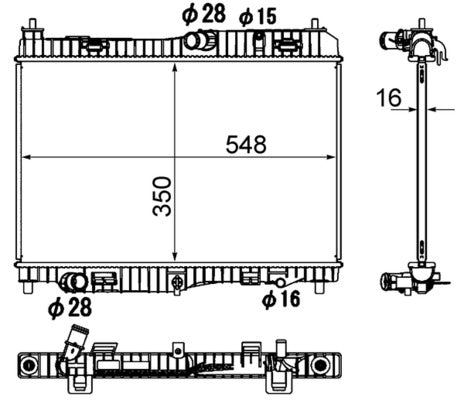 Mahle CR1896000S - Radiator, engine cooling