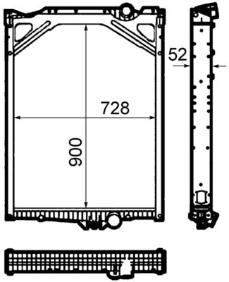 Mahle CR1917000P - Radiator, engine cooling