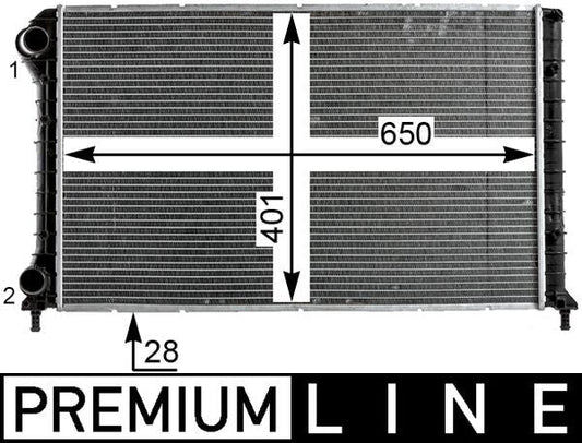 Mahle CR1990000P - Radiator, engine cooling