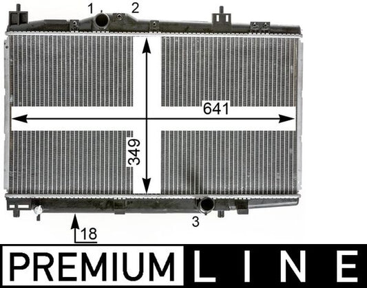 Mahle CR2017000P - Radiator, engine cooling