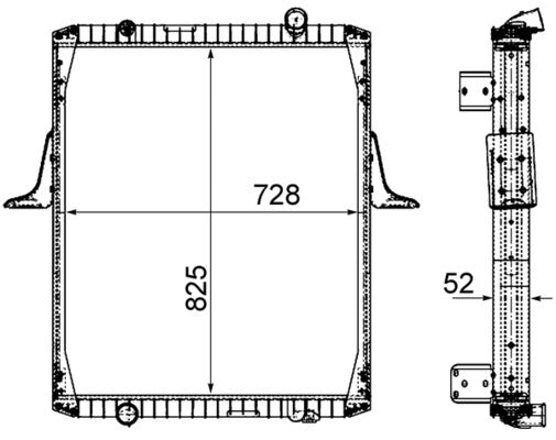 Mahle CR2091000P - Radiator, engine cooling