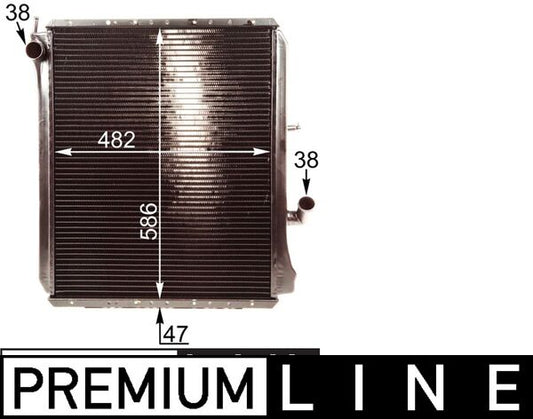 Mahle CR215000P - Radiator, engine cooling