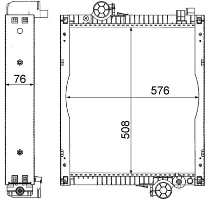 Mahle CR217000S - Radiator, engine cooling