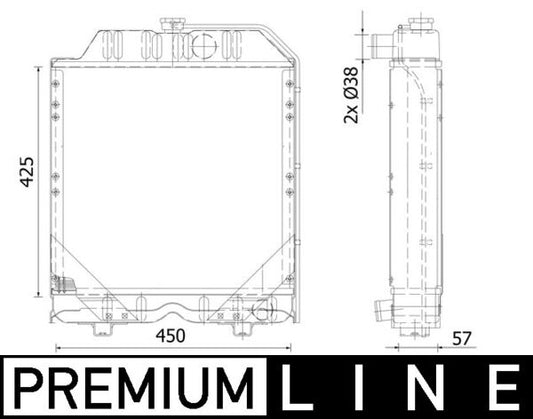 Mahle CR2291000P - Radiator, engine cooling
