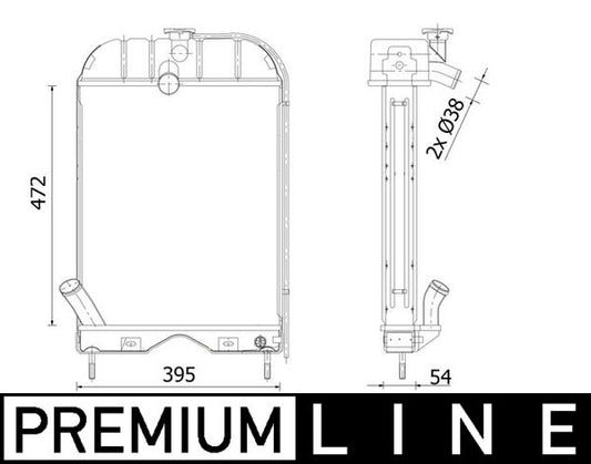 Mahle CR2296000P - Radiator, engine cooling