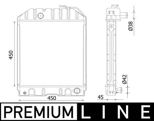 Mahle CR2298000P - Radiator, engine cooling