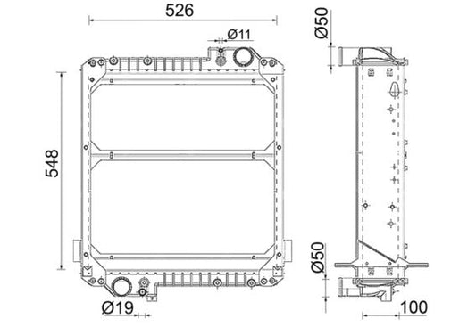 Mahle CR2409000P - Radiator, engine cooling
