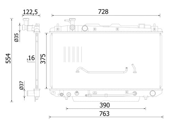 Mahle CR2422000S - Radiator, engine cooling