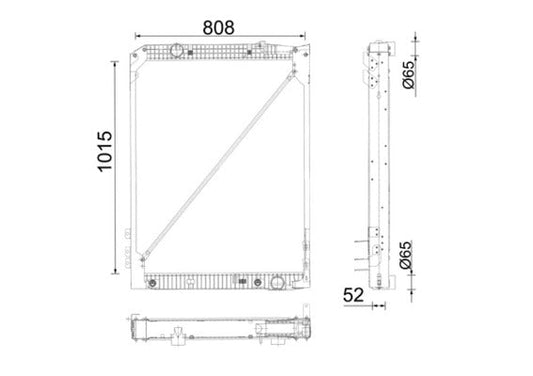Mahle CR686001P - Radiator, engine cooling