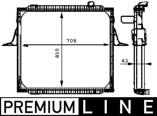 Mahle CR699000P - Radiator, engine cooling