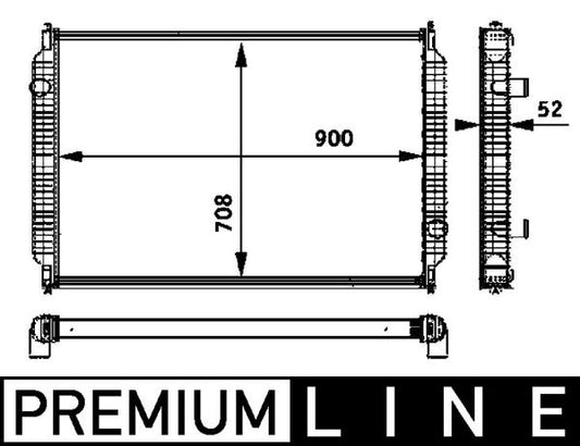 Mahle CR720000P - Radiator, engine cooling