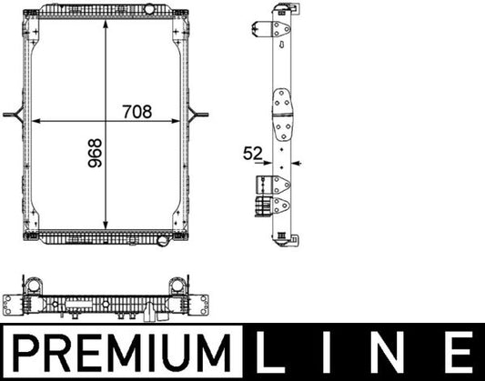 Mahle CR892000P - Radiator, engine cooling