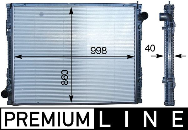 Mahle CR916000P - Radiator, engine cooling