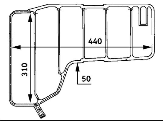 Mahle CRT38000S - Expansion Tank, coolant