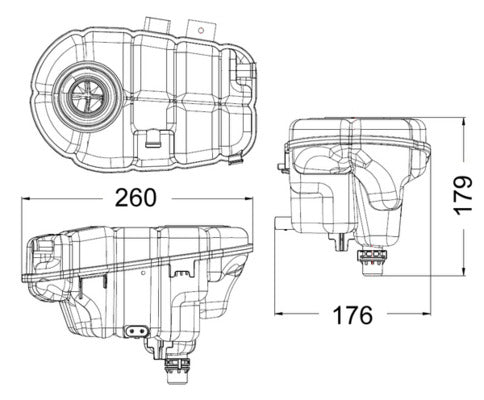 Mahle CRT60000S - Expansion Tank, coolant