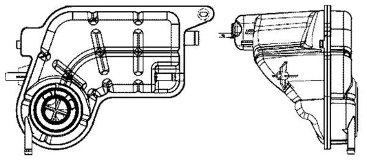 Mahle CRT81001S - Expansion Tank, coolant