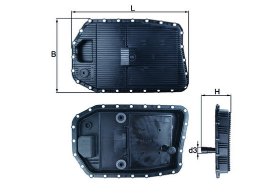 Mahle HX154 - Oil Sump, automatic transmission