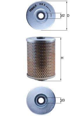 Mahle HX5 - Hydraulic Filter, steering