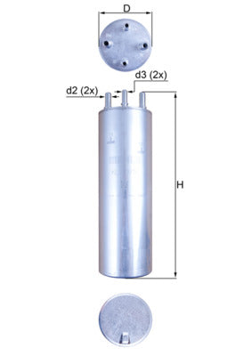Mahle KL229/11 - Fuel Filter