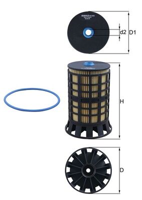 Mahle KX606D - Fuel Filter