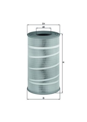 Mahle LX7210/7 - Air Filter