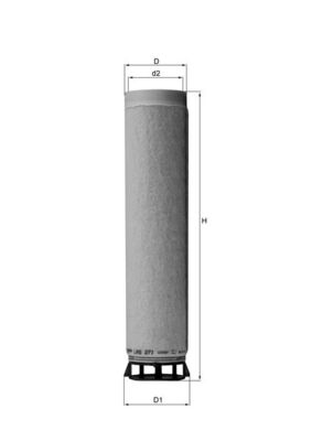 Mahle LXS271 - Secondary Air Filter