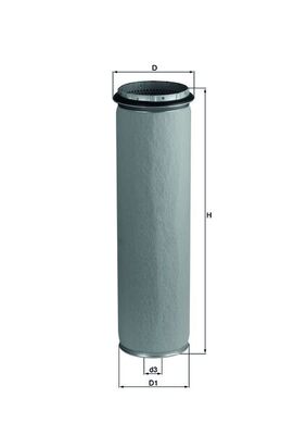 Mahle LXS43/1 - Secondary Air Filter
