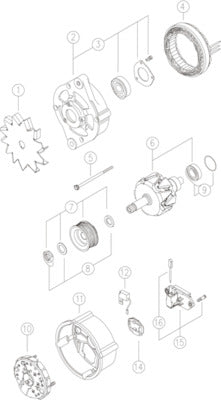 Mahle MG135 - Alternator