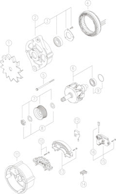 Mahle MG145 - Alternator