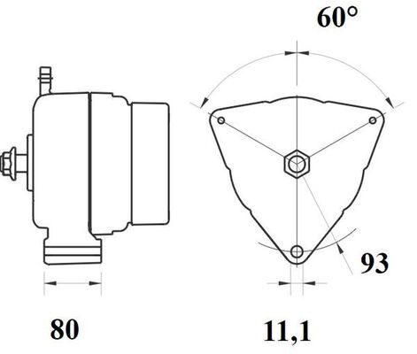 Mahle MG807 - Alternator